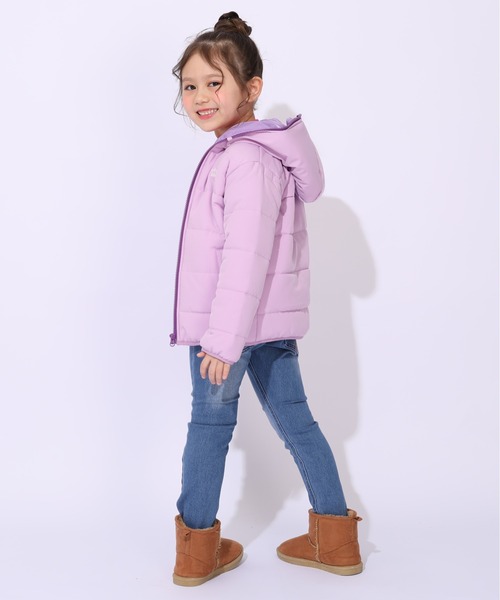 BABYDOLL(ベビードール)の「通販限定 フェイクダウンアウター 1112K(ダウンジャケット/コート・キッズ・ブラック/ライトブルー/イエロー×グリーン/パープル系9・90cm/100cm/110cm/120cm/130cm/140cm/150cm)」の22枚目の写真