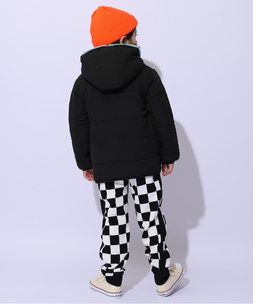 BABYDOLL(ベビードール)の「通販限定 フェイクダウンアウター 1112K(ダウンジャケット/コート・キッズ・ブラック/ライトブルー/イエロー×グリーン/パープル系9・90cm/100cm/110cm/120cm/130cm/140cm/150cm)」の12枚目の写真