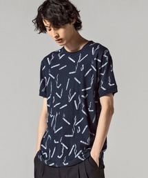 VIKTOR&ROLF(ヴィクター＆ロルフ)シガレット柄 スマートシルエット 半袖Tシャツ