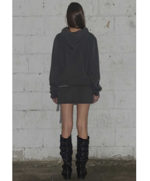 FANCY CLUB(ファンシークラブ)の「A'GEM/9 × .kom 『FANCY CLUB/ファンシークラブ』 DYE-WASH TIE SKIRT/ウォッシュ タイスカート(スカート・レディース・ブラウン/グレー・FREE)」の15枚目の写真