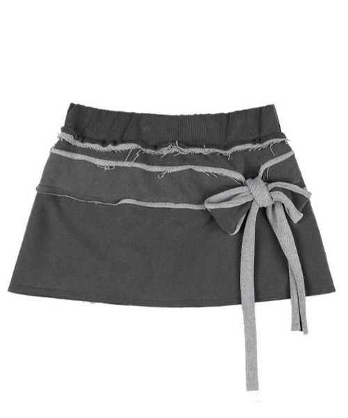 FANCY CLUB(ファンシークラブ)の「A'GEM/9 × .kom 『FANCY CLUB/ファンシークラブ』 DYE-WASH TIE SKIRT/ウォッシュ タイスカート(スカート・レディース・ブラウン/グレー・FREE)」の21枚目の写真