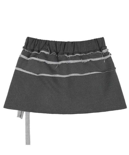 FANCY CLUB(ファンシークラブ)の「A'GEM/9 × .kom 『FANCY CLUB/ファンシークラブ』 DYE-WASH TIE SKIRT/ウォッシュ タイスカート(スカート・レディース・ブラウン/グレー・FREE)」の22枚目の写真
