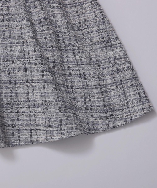 ツイードベロアカラーペプラムトップス（その他トップス）｜Fit more