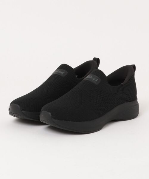 ABC-MART(エービーシーマート)の「ABC SELECT エービーシーセレクト SLIP ON スリップオン L0144 BLACK(スニーカー・メンズ・ブラック・10/9h/9/8h/8/7h/7/6h)」の1枚目の写真
