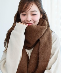 WEGO | WEGO/【25年秋冬新作】ワイドフリンジストール(マフラー)