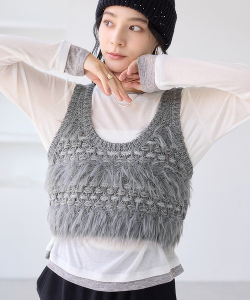 ☆FETICO☆ホワイト メッシュビスチェ ☆FETICO☆ホワイト メッシュビスチェ