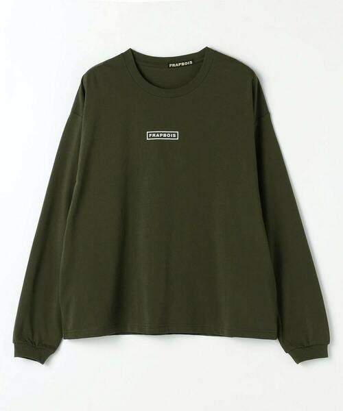 FRAPBOIS（フラボア）の「エトリーL.S.T（Tシャツ/カットソー・レディース・ホワイト/ブラック/カーキ/ブルー/イエロー・1/2）」の10枚目の写真