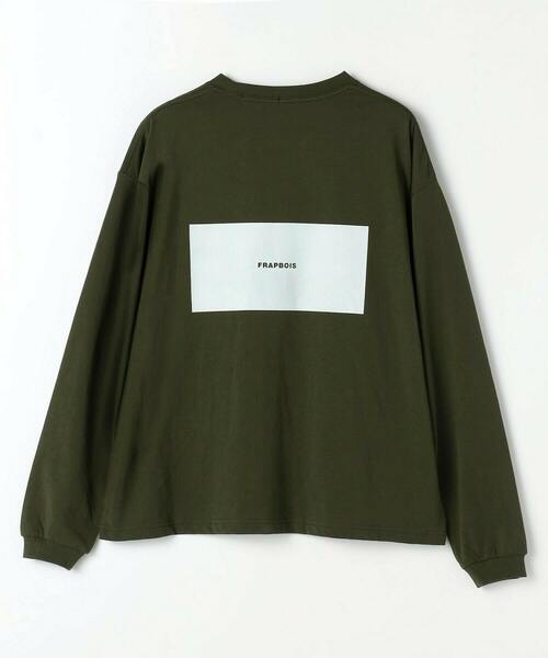 FRAPBOIS（フラボア）の「エトリーL.S.T（Tシャツ/カットソー・レディース・ホワイト/ブラック/カーキ/ブルー/イエロー・1/2）」の11枚目の写真