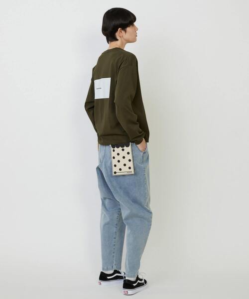 FRAPBOIS（フラボア）の「エトリーL.S.T（Tシャツ/カットソー・レディース・ホワイト/ブラック/カーキ/ブルー/イエロー・1/2）」の12枚目の写真