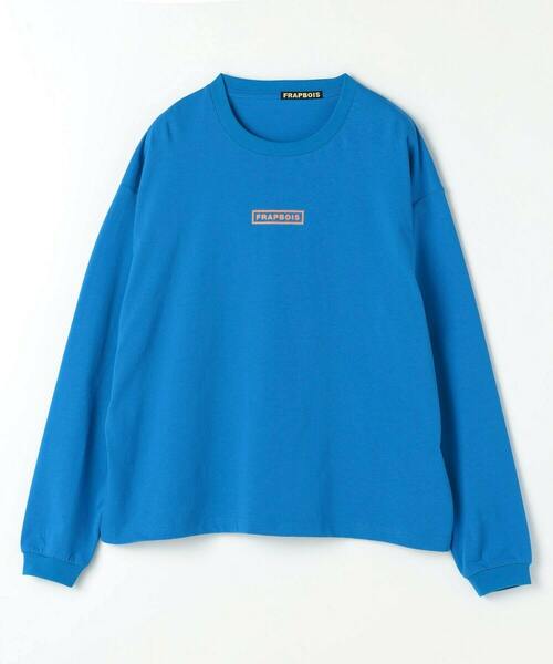 FRAPBOIS（フラボア）の「エトリーL.S.T（Tシャツ/カットソー・レディース・ホワイト/ブラック/カーキ/ブルー/イエロー・1/2）」の16枚目の写真