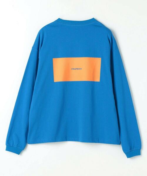 FRAPBOIS（フラボア）の「エトリーL.S.T（Tシャツ/カットソー・レディース・ホワイト/ブラック/カーキ/ブルー/イエロー・1/2）」の17枚目の写真