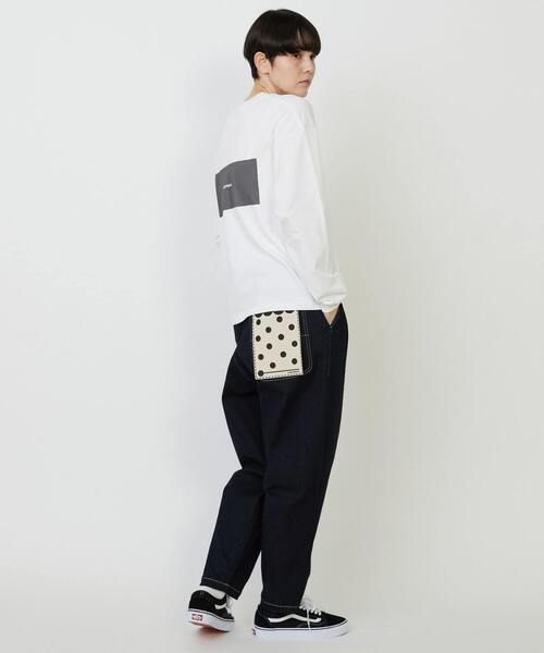 FRAPBOIS（フラボア）の「エトリーL.S.T（Tシャツ/カットソー・レディース・ホワイト/ブラック/カーキ/ブルー/イエロー・1/2）」の15枚目の写真