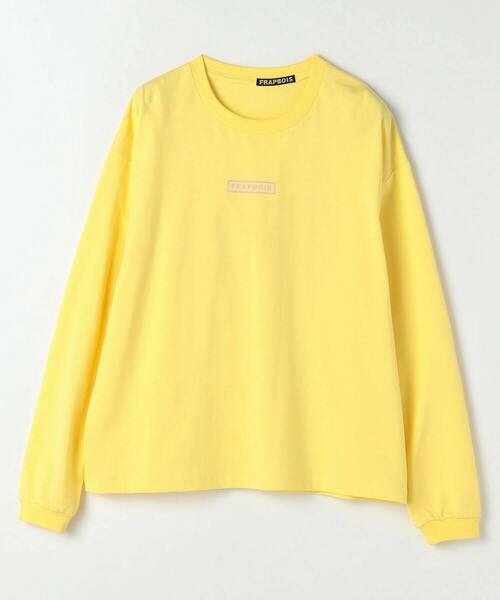 FRAPBOIS（フラボア）の「エトリーL.S.T（Tシャツ/カットソー・レディース・ホワイト/ブラック/カーキ/ブルー/イエロー・1/2）」の19枚目の写真