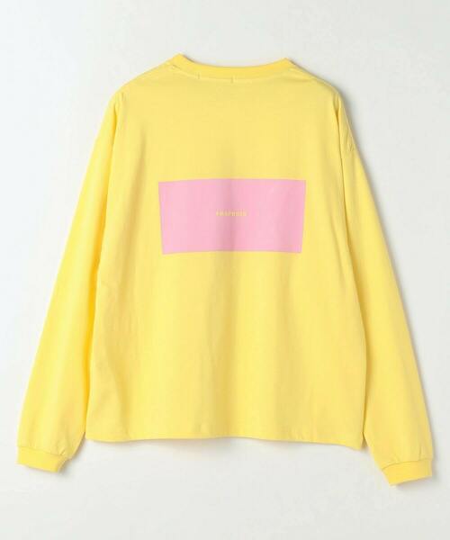 FRAPBOIS（フラボア）の「エトリーL.S.T（Tシャツ/カットソー・レディース・ホワイト/ブラック/カーキ/ブルー/イエロー・1/2）」の20枚目の写真