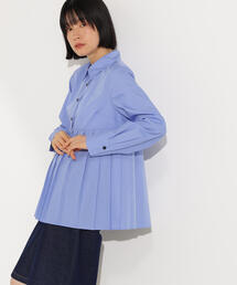 N.（N. Natural Beauty Basic） | プリーツペプラムブラウス(シャツ/ブラウス)