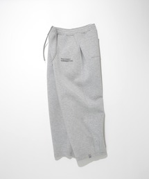 ポイント刺繍サイドタックワイドパンツ/Double-knit Embroidery Side-tuck Wide Pants