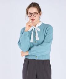 新品　agnes b. アニエスベー　カーディガン　国内正規品　36 ブルー agnes b. - 新品 agnes b. アニエスベー カーディガン 国内正規