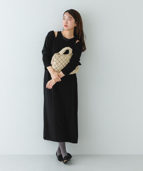 RODE SKO（ロデスコ）の「テープショルダーキルティングミニバッグ（ハンドバッグ・レディース・ブラウン系その他/オフホワイト/ダークブラウン・ONE）」の9枚目の写真