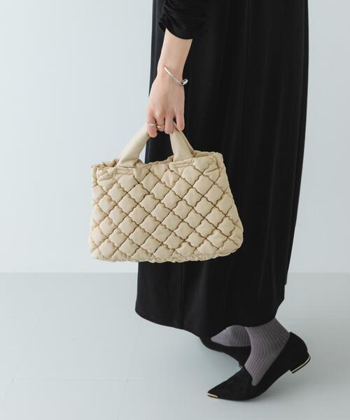 RODE SKO（ロデスコ）の「テープショルダーキルティングミニバッグ（ハンドバッグ・レディース・ブラウン系その他/オフホワイト/ダークブラウン・ONE）」の10枚目の写真