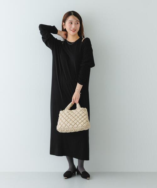 RODE SKO（ロデスコ）の「テープショルダーキルティングミニバッグ（ハンドバッグ・レディース・ブラウン系その他/オフホワイト/ダークブラウン・ONE）」の12枚目の写真