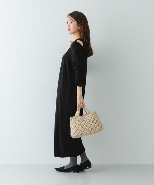 RODE SKO（ロデスコ）の「テープショルダーキルティングミニバッグ（ハンドバッグ・レディース・ブラウン系その他/オフホワイト/ダークブラウン・ONE）」の13枚目の写真