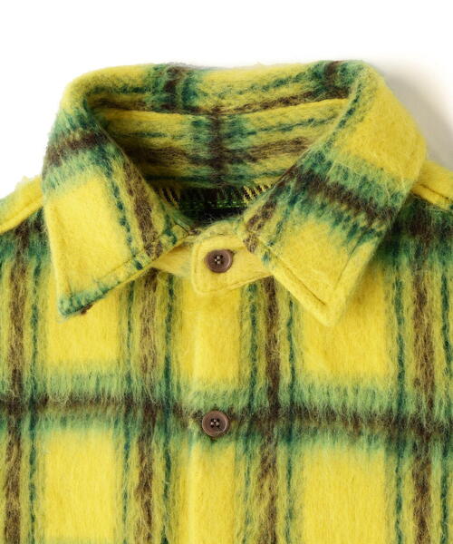 DANKE SCHON（ダンケシェーン）の「【WEB&DEPOT限定】DankeSchon/ダンケシェーン/SHAGGY SHIRTS（シャツ/ブラウス・メンズ・ブルー/ブラック/イエロー/ベージュ・F）」の11枚目の写真