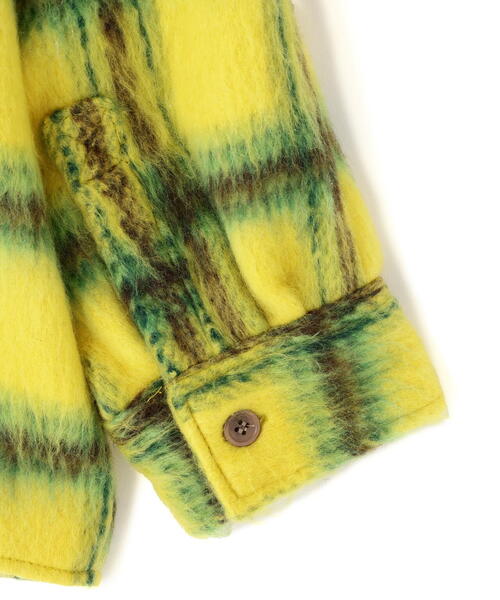 DANKE SCHON（ダンケシェーン）の「【WEB&DEPOT限定】DankeSchon/ダンケシェーン/SHAGGY SHIRTS（シャツ/ブラウス・メンズ・ブルー/ブラック/イエロー/ベージュ・F）」の16枚目の写真