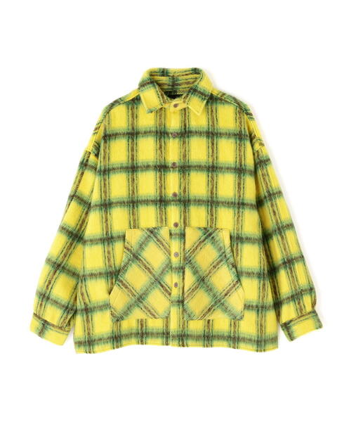 DANKE SCHON（ダンケシェーン）の「【WEB&DEPOT限定】DankeSchon/ダンケシェーン/SHAGGY SHIRTS（シャツ/ブラウス・メンズ・ブルー/ブラック/イエロー/ベージュ・F）」の4枚目の写真