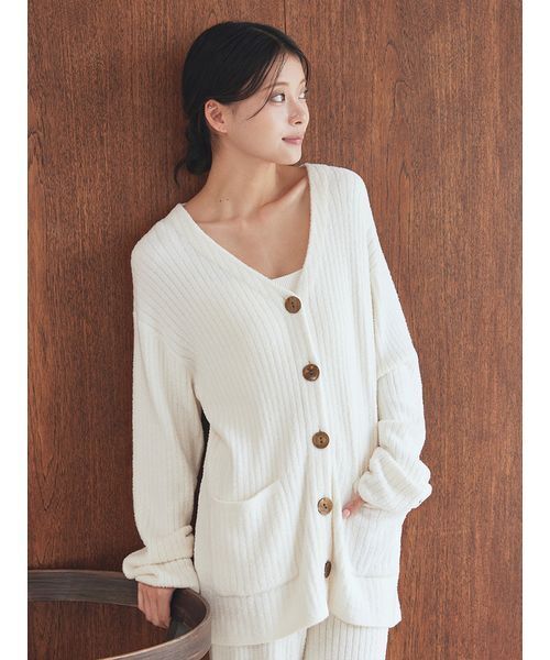 調温スムーズィ―カーディガン（ルームウェア/パジャマ）｜gelato pique