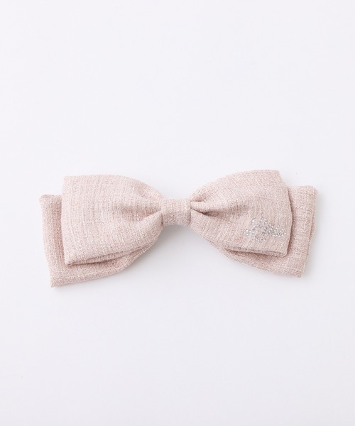 one after another NICE CLAUP（ワンアフターアナザーナイスクラップ）の「新色追加【LouLoumei】ビックリボンバレッタ（バレッタ/ヘアクリップ・レディース・アイボリー/ブラック/ベージュ/ブラック系その他/スミクロ・FREE）」の5枚目の写真