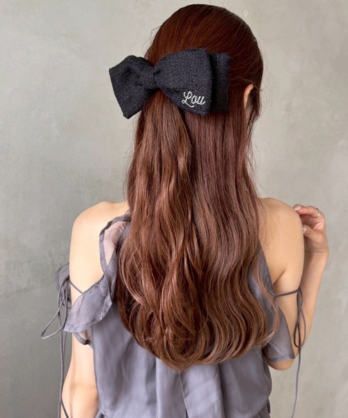 新色追加【LouLoumei】ビックリボンバレッタ（バレッタ/ヘアクリップ
