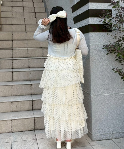 one after another NICE CLAUP（ワンアフターアナザーナイスクラップ）の「新色追加【LouLoumei】ビックリボンバレッタ（バレッタ/ヘアクリップ・レディース・アイボリー/ブラック/ベージュ/ブラック系その他/スミクロ・FREE）」の17枚目の写真