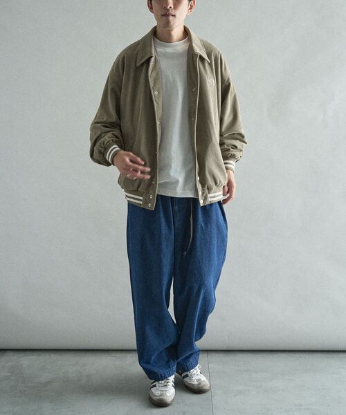 CRAFT STANDARD BOUTIQUE（クラフトスタンダードブティック）の「ワイドクライミングデニムパンツ（デニムパンツ・メンズ・グレー/ライトインディゴブルー/インディゴブルー・M/S/L）」の7枚目の写真