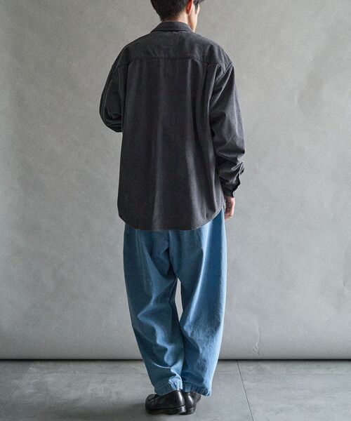 CRAFT STANDARD BOUTIQUE（クラフトスタンダードブティック）の「ワイドクライミングデニムパンツ（デニムパンツ・メンズ・グレー/ライトインディゴブルー/インディゴブルー・M/S/L）」の15枚目の写真