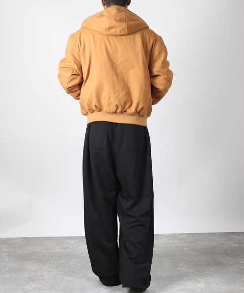 NYLAUS(ナイラス)の「【Nylaus】Quilted Liner Cotton Active Jacket / キルティングライナーコットン キャンバス アクティブジャケット 中綿ジャケット(ダウンジャケット/コート・メンズ・ブラック/キャメル・M/LL/L)」の5枚目の写真