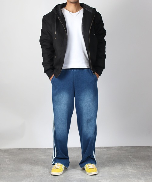 NYLAUS(ナイラス)の「【Nylaus】Quilted Liner Cotton Active Jacket / キルティングライナーコットン キャンバス アクティブジャケット 中綿ジャケット(ダウンジャケット/コート・メンズ・ブラック/キャメル・M/LL/L)」の16枚目の写真