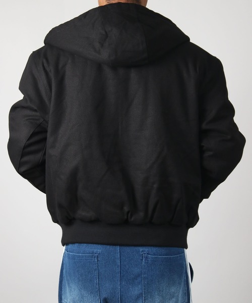 NYLAUS(ナイラス)の「【Nylaus】Quilted Liner Cotton Active Jacket / キルティングライナーコットン キャンバス アクティブジャケット 中綿ジャケット(ダウンジャケット/コート・メンズ・ブラック/キャメル・M/LL/L)」の13枚目の写真