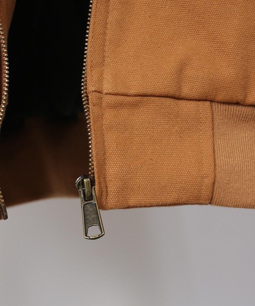 NYLAUS(ナイラス)の「【Nylaus】Quilted Liner Cotton Active Jacket / キルティングライナーコットン キャンバス アクティブジャケット 中綿ジャケット(ダウンジャケット/コート・メンズ・ブラック/キャメル・M/LL/L)」の21枚目の写真