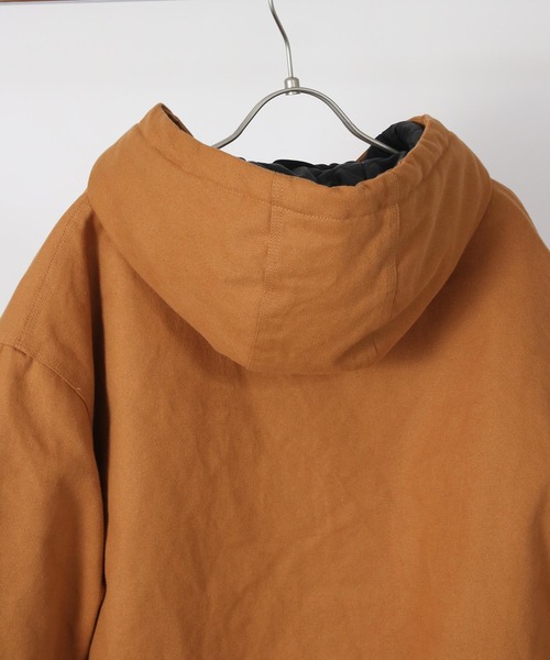 NYLAUS(ナイラス)の「【Nylaus】Quilted Liner Cotton Active Jacket / キルティングライナーコットン キャンバス アクティブジャケット 中綿ジャケット(ダウンジャケット/コート・メンズ・ブラック/キャメル・M/LL/L)」の22枚目の写真