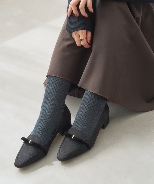 LE TALON（ルタロン）の「3cmフレンチリボンローファー（ローファー・レディース・ブラック/ボルドー/モスグリーン・25cm/24.5cm/24cm/23.5cm/23cm/22.5cm/22cm）」の16枚目の写真