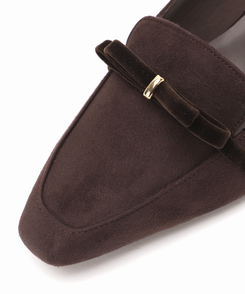 LE TALON（ルタロン）の「3cmフレンチリボンローファー（ローファー・レディース・ブラック/ボルドー/モスグリーン・25cm/24.5cm/24cm/23.5cm/23cm/22.5cm/22cm）」の4枚目の写真