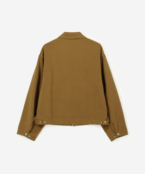 SCYE BASICS（サイベーシックス）の「SCYE BASICS | 〈別注〉 ストレッチコットンダックショートジャケット MEN（カバーオール・メンズ・ブラウン/Nat/ブラック・38/40）」の10枚目の写真
