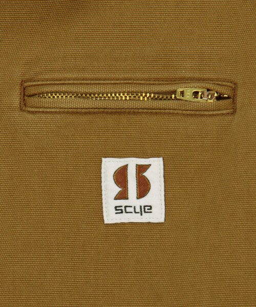 SCYE BASICS（サイベーシックス）の「SCYE BASICS | 〈別注〉 ストレッチコットンダックショートジャケット MEN（カバーオール・メンズ・ブラウン/Nat/ブラック・38/40）」の16枚目の写真
