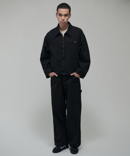 SCYE BASICS（サイベーシックス）の「SCYE BASICS | 〈別注〉 ストレッチコットンダックショートジャケット MEN（カバーオール・メンズ・ブラウン/Nat/ブラック・38/40）」の8枚目の写真