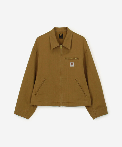SCYE BASICS（サイベーシックス）の「SCYE BASICS | 〈別注〉 ストレッチコットンダックショートジャケット MEN（カバーオール・メンズ・ブラウン/Nat/ブラック・38/40）」の22枚目の写真