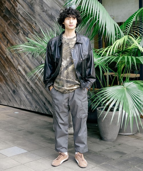 OUTDOOR PRODUCTS（アウトドアプロダクツ）の「【OUTDOOR PRODUCTS/アウトドアプロダクツ】TCウェザー裏メッシュ クライミングカーゴパンツ 春夏 メンズ UVカット ドライ 速乾性 通気性 ワーク 作業着 キャンプ アウトドア 外遊び（カーゴパンツ・メンズ・カーキ/ブラック/チャコールグレー・X-LARGE/MEDIUM/LARGE）」の15枚目の写真