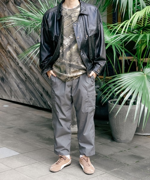 OUTDOOR PRODUCTS（アウトドアプロダクツ）の「【OUTDOOR PRODUCTS/アウトドアプロダクツ】TCウェザー裏メッシュ クライミングカーゴパンツ 春夏 メンズ UVカット ドライ 速乾性 通気性 ワーク 作業着 キャンプ アウトドア 外遊び（カーゴパンツ・メンズ・カーキ/ブラック/チャコールグレー・X-LARGE/MEDIUM/LARGE）」の16枚目の写真