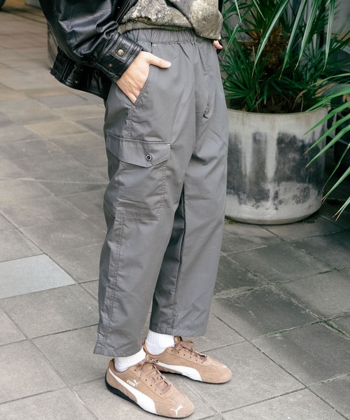 OUTDOOR PRODUCTS（アウトドアプロダクツ）の「【OUTDOOR PRODUCTS/アウトドアプロダクツ】TCウェザー裏メッシュ クライミングカーゴパンツ 春夏 メンズ UVカット ドライ 速乾性 通気性 ワーク 作業着 キャンプ アウトドア 外遊び（カーゴパンツ・メンズ・カーキ/ブラック/チャコールグレー・X-LARGE/MEDIUM/LARGE）」の19枚目の写真