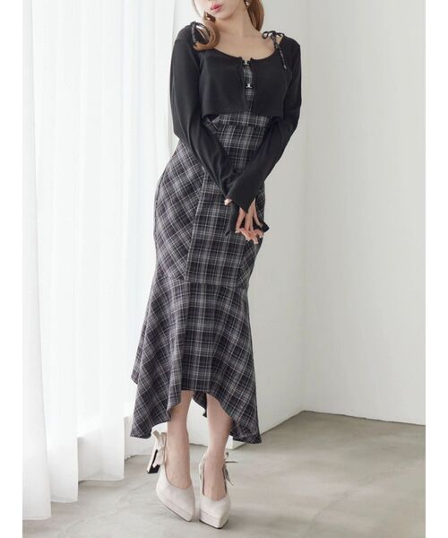 マーメイドチェックワンピース（ワンピース）｜EATME（イートミー）の