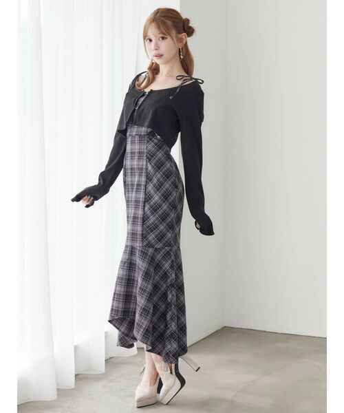 マーメイドチェックワンピース（ワンピース）｜EATME（イートミー）の